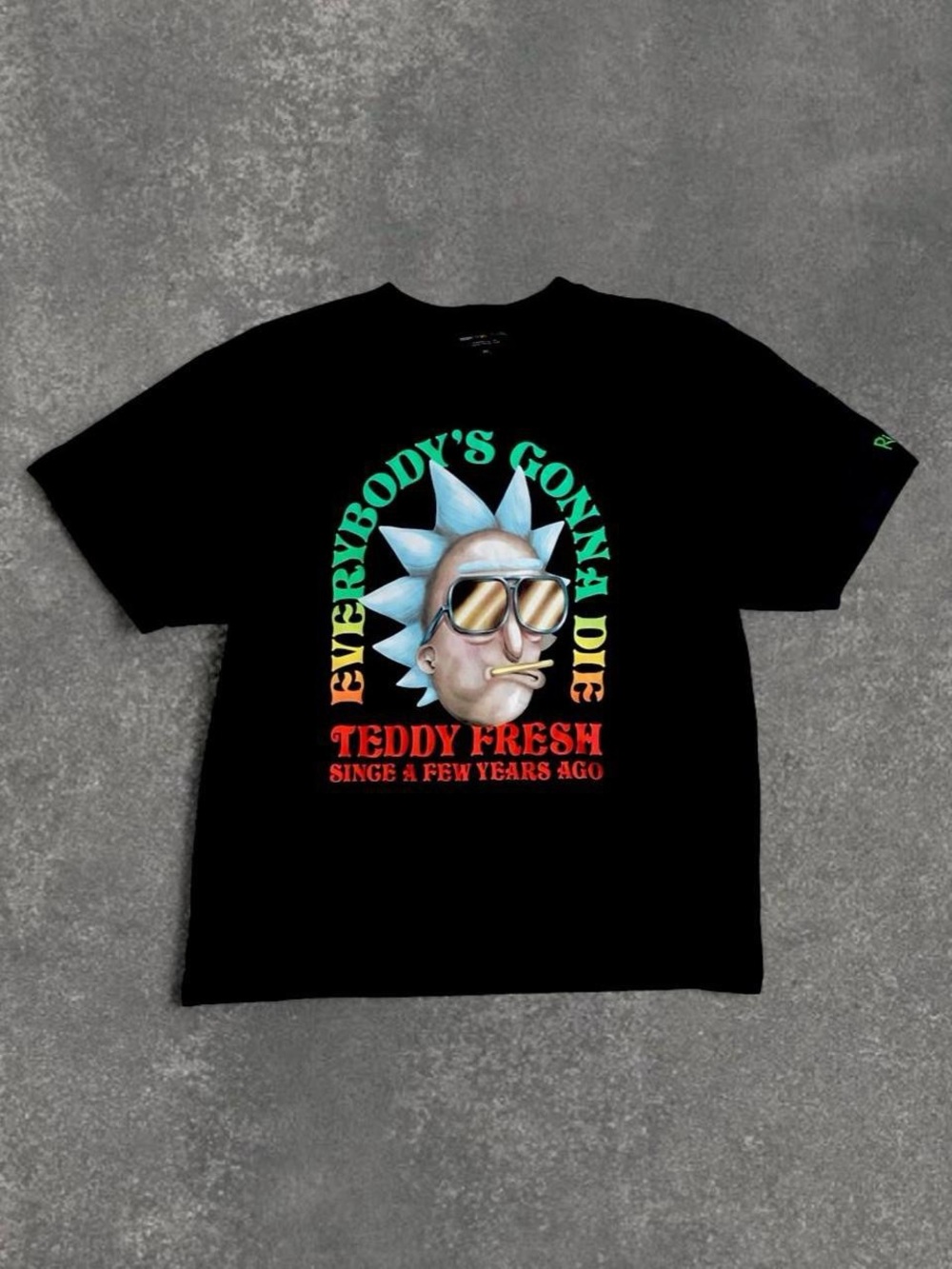 Teddy Fresh "Everybody's Gonna Die" Black Graphic Tee